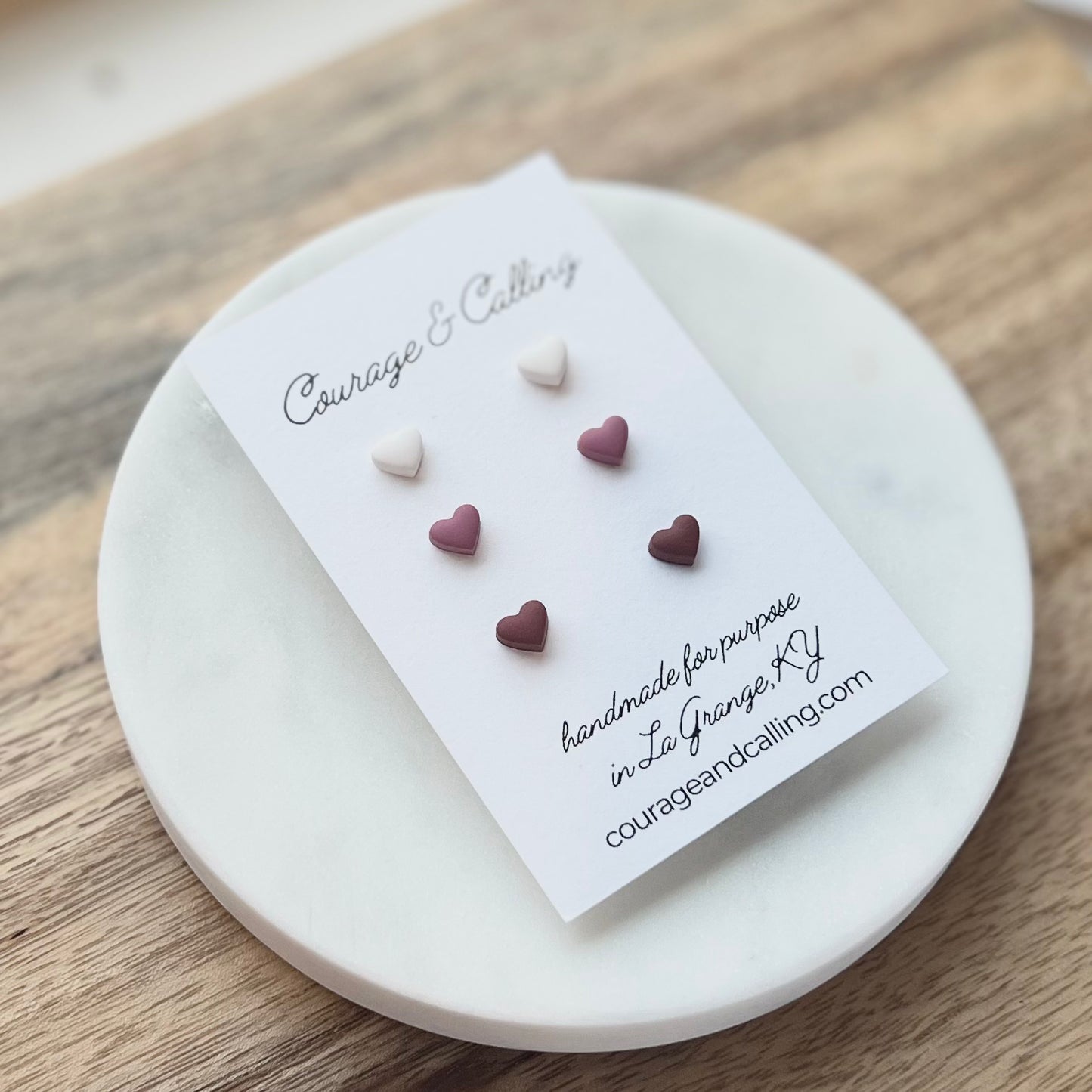 Micro Hearts Stud Pack in Valentine