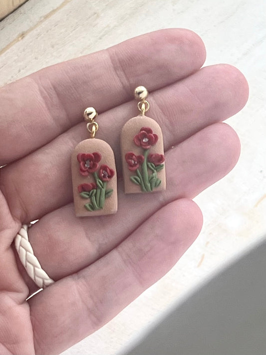 Red Begonia Dangles