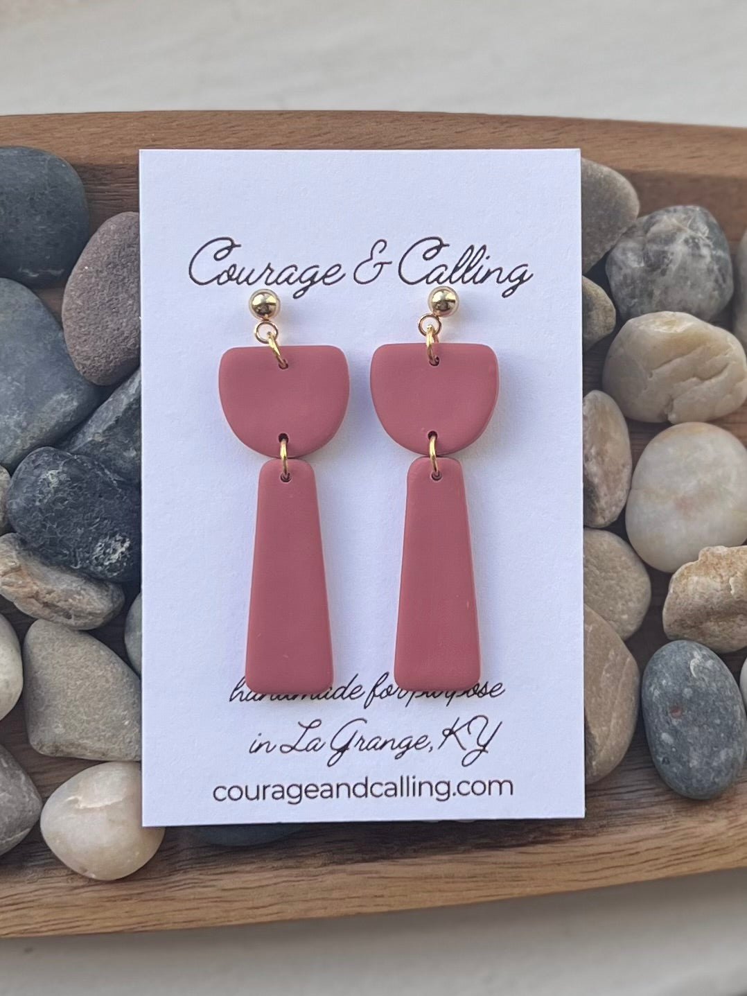 Morgan Dangles in Mauve