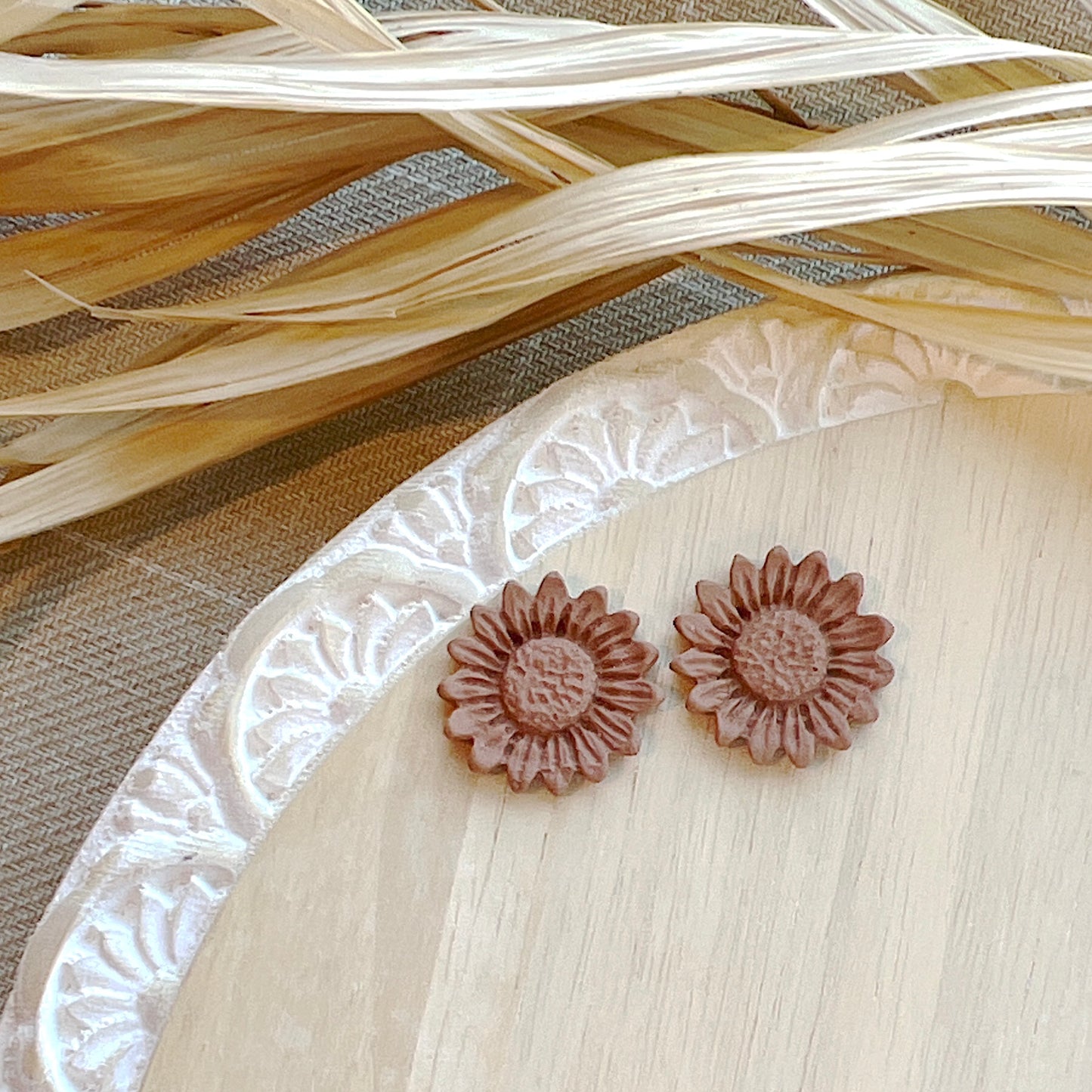 Sunflower Statement Stud