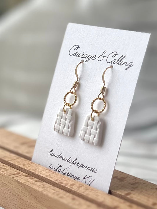 Woven Trapezoid Dangles