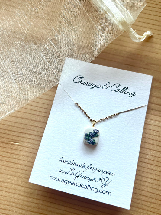 Birth Flower Necklace