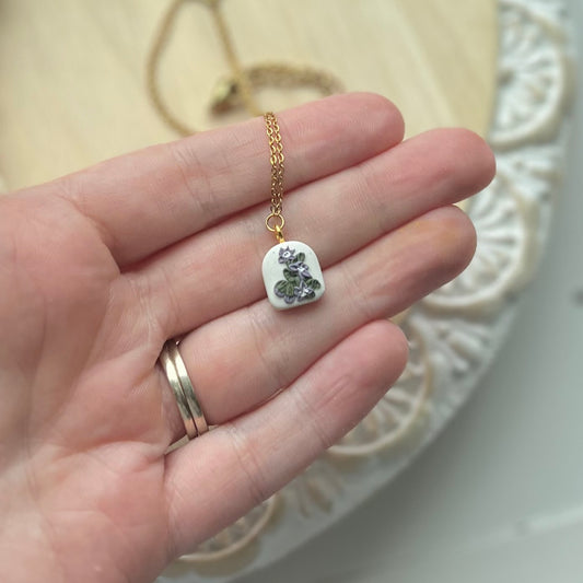Birth Flower Necklace