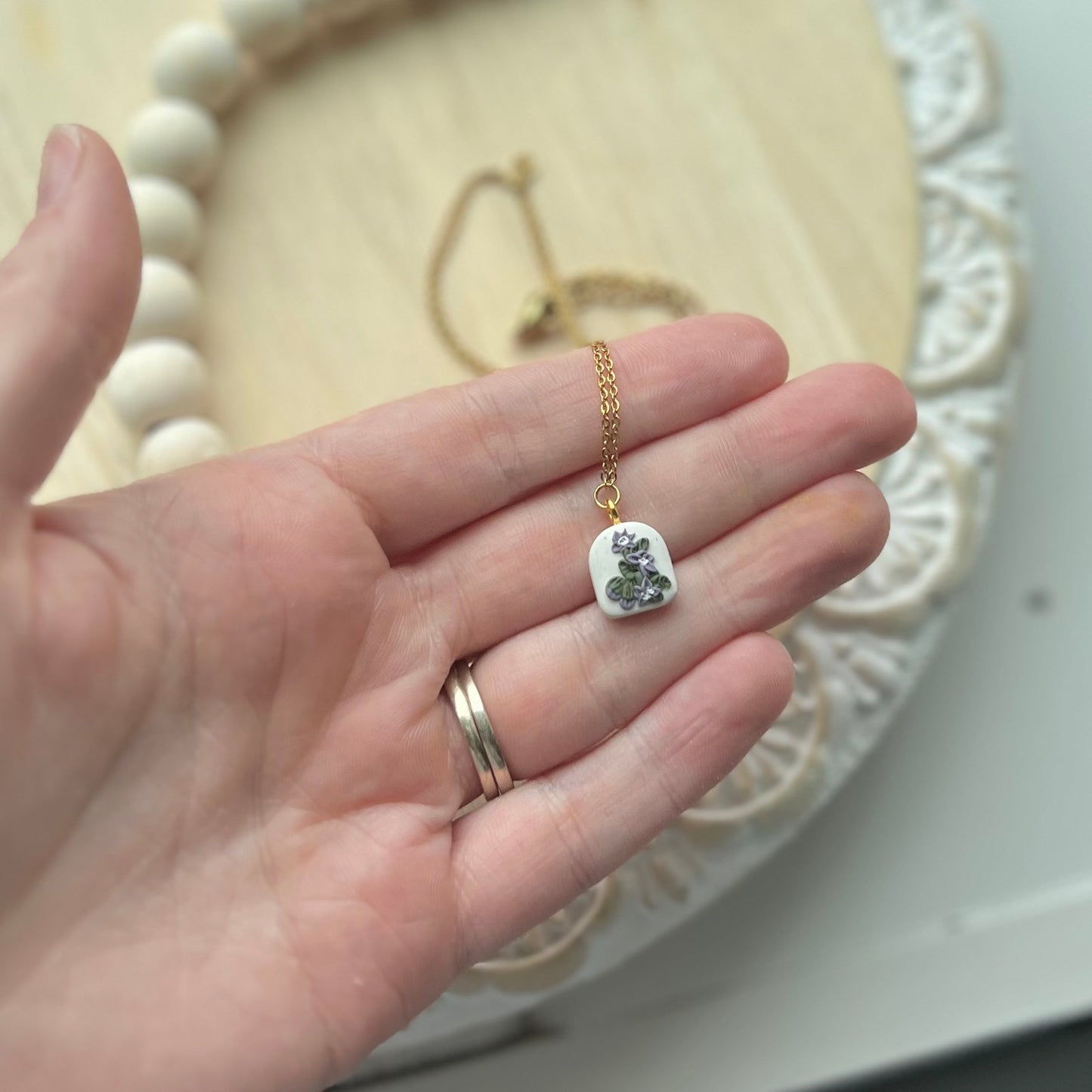 Birth Flower Necklace