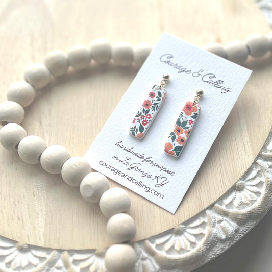 Cassie Dangles in Spring Garden Print