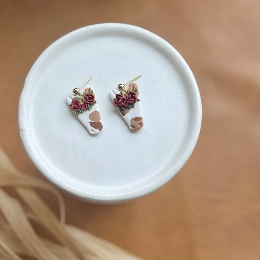 Thoroughbred Rose Horse Dangles