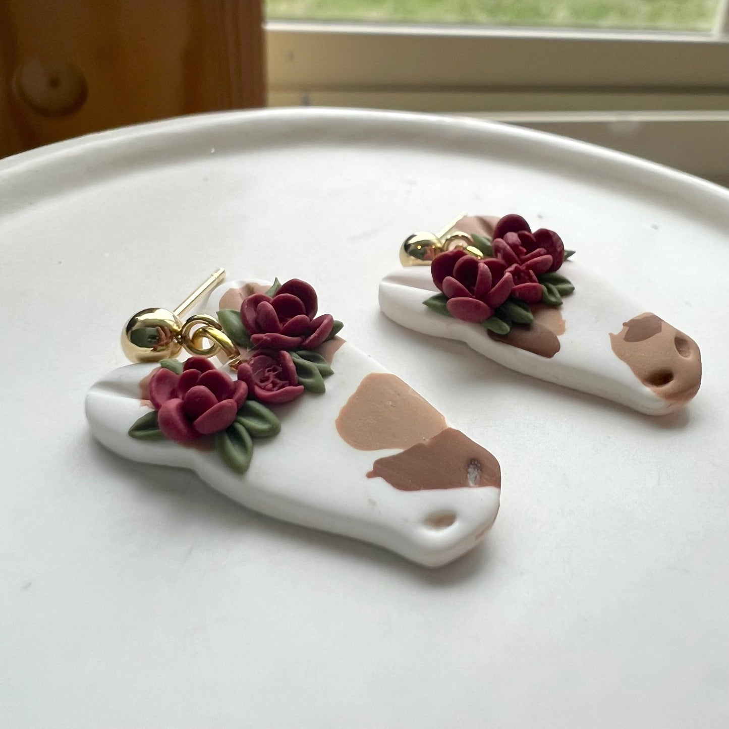Thoroughbred Rose Horse Dangles