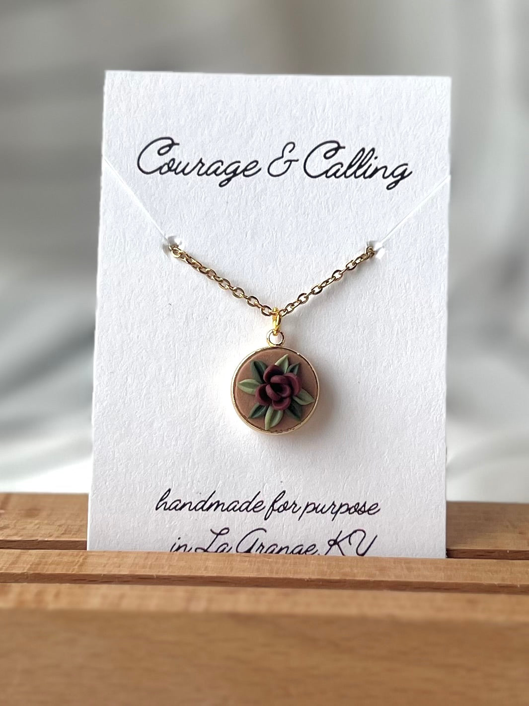 Red Rose Necklace