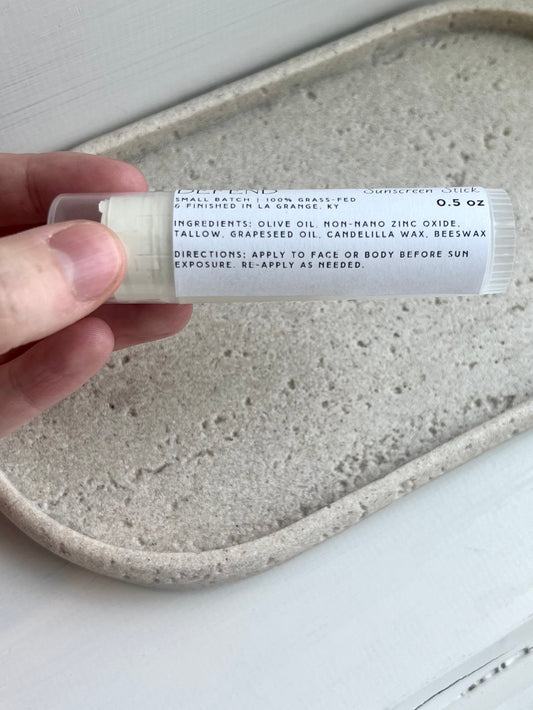 Defend Tallow Sunscreen Stick Travel