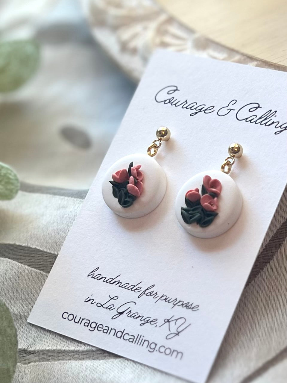 Begonia Bead Dangles
