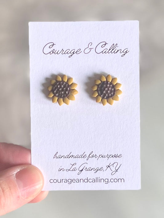 Sunflower Studs