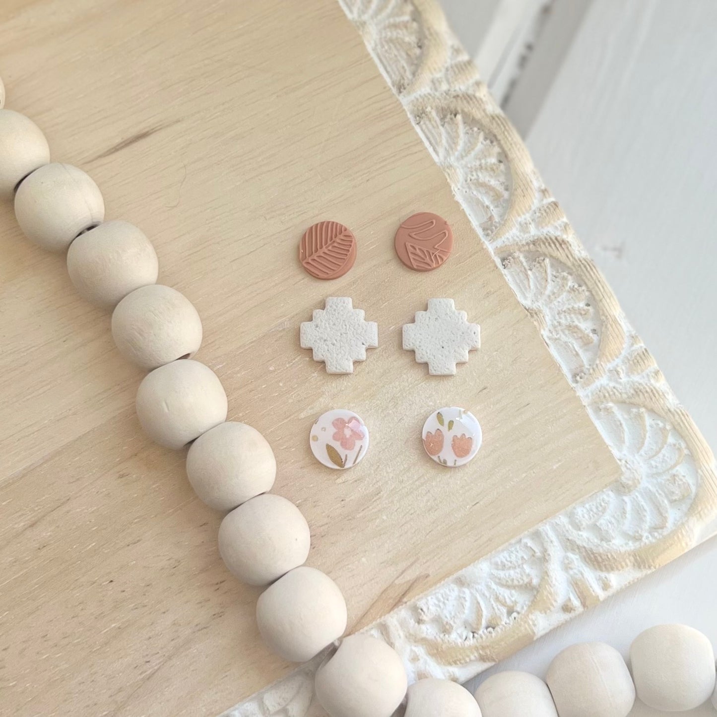 Wild Beauty Print Stud Pack