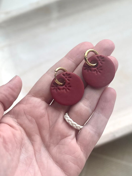 Moroccan Flower Huggies in Rose