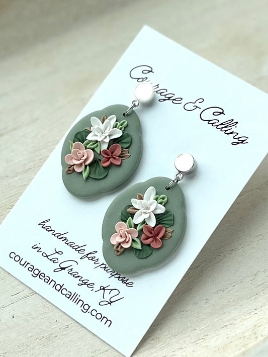 Floral Bouquet Dangles