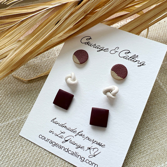 Trinity Knot Fall Stud Pack