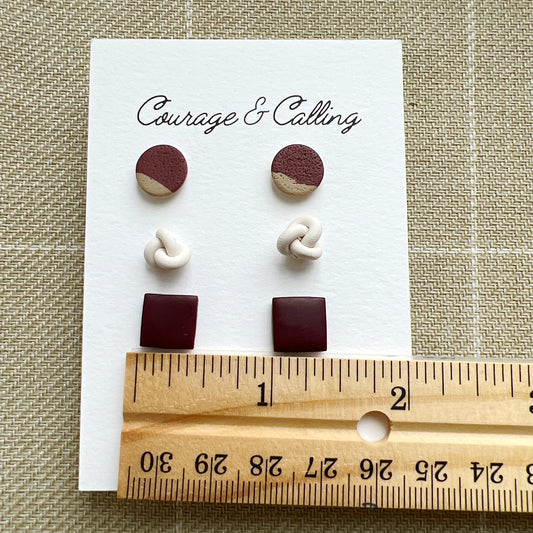 Trinity Knot Fall Stud Pack