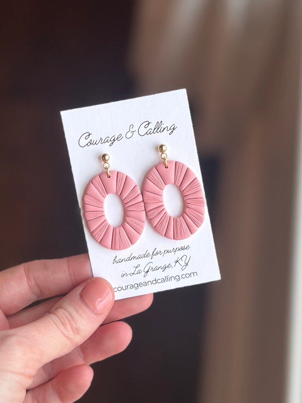 Josephine Dangles in Rosey Coral