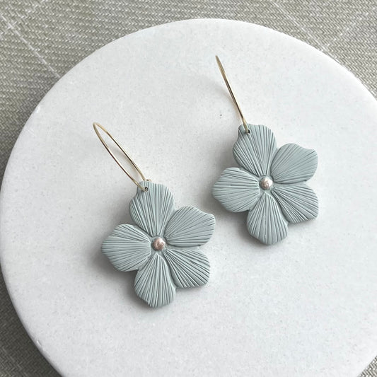 Gloria Flower Hoops