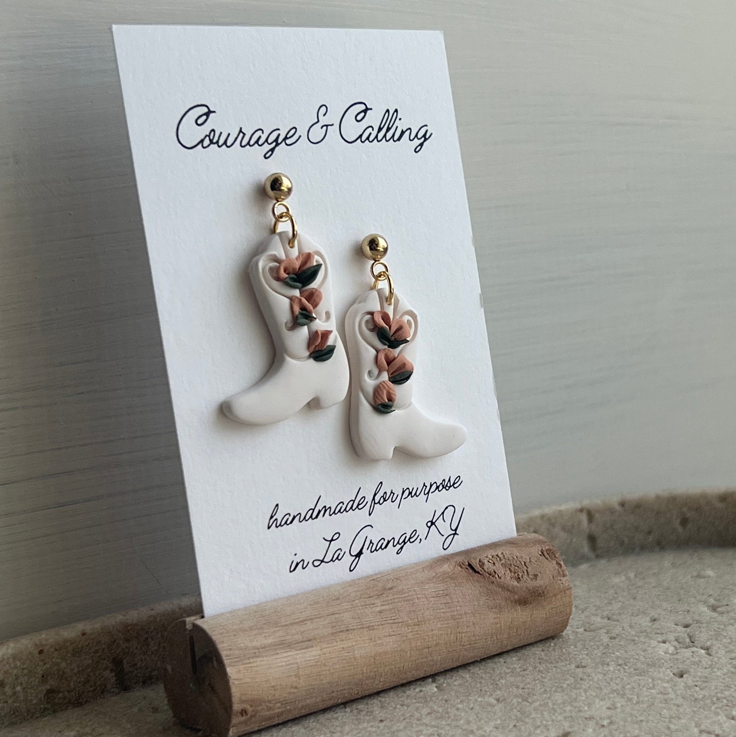 Floral Boot Dangles