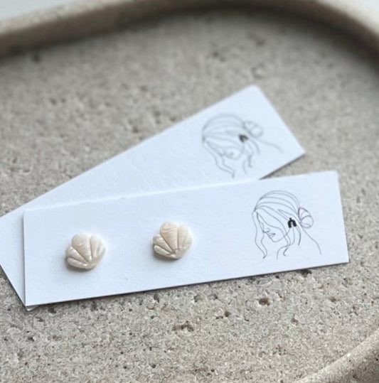 Mini Pristine Abalone Sea Shell Studs