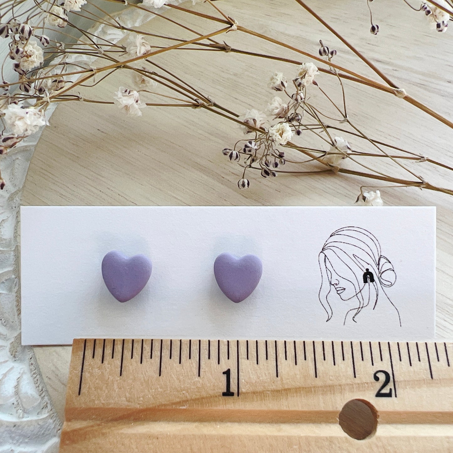 Heart Studs