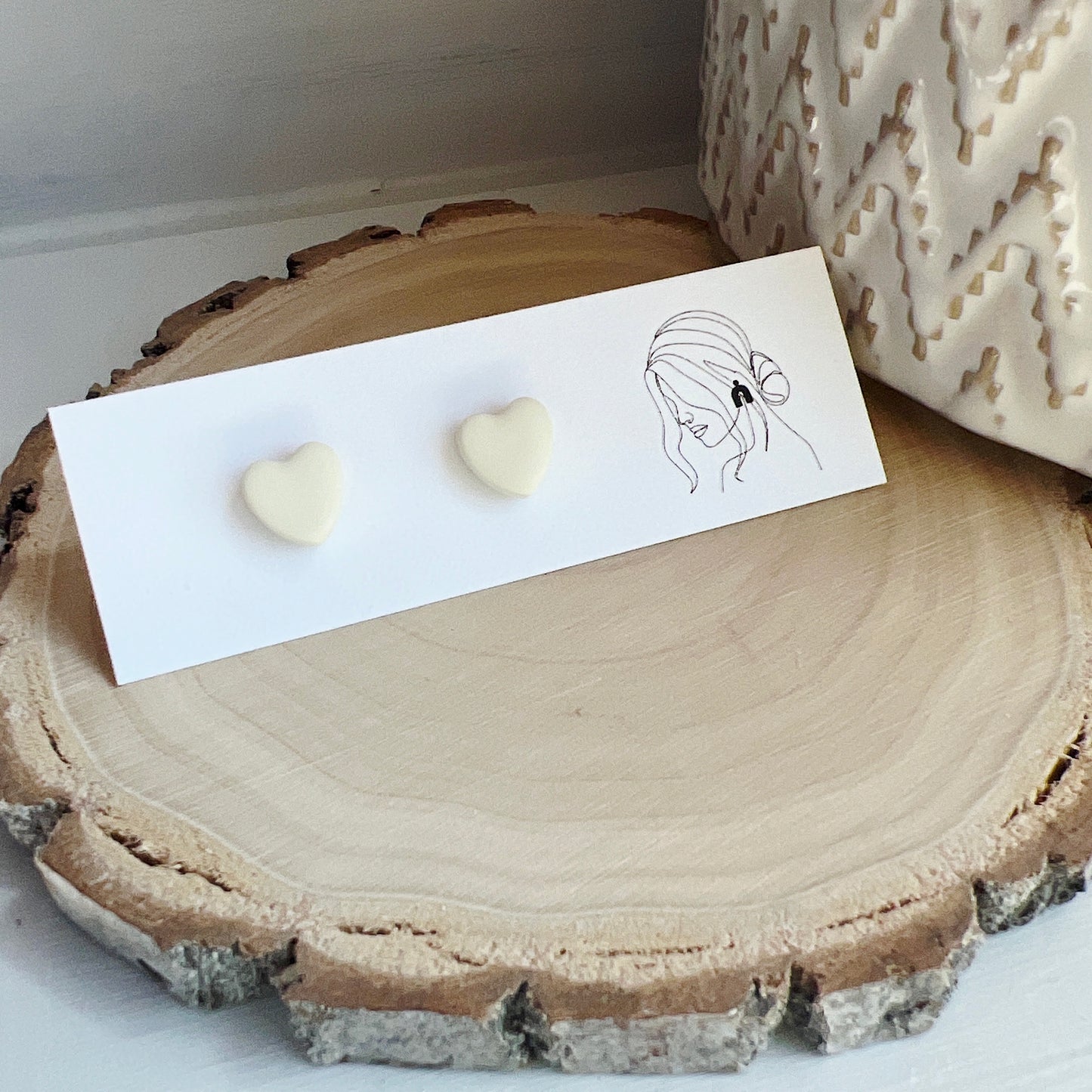 Heart Studs