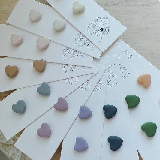 Heart Studs