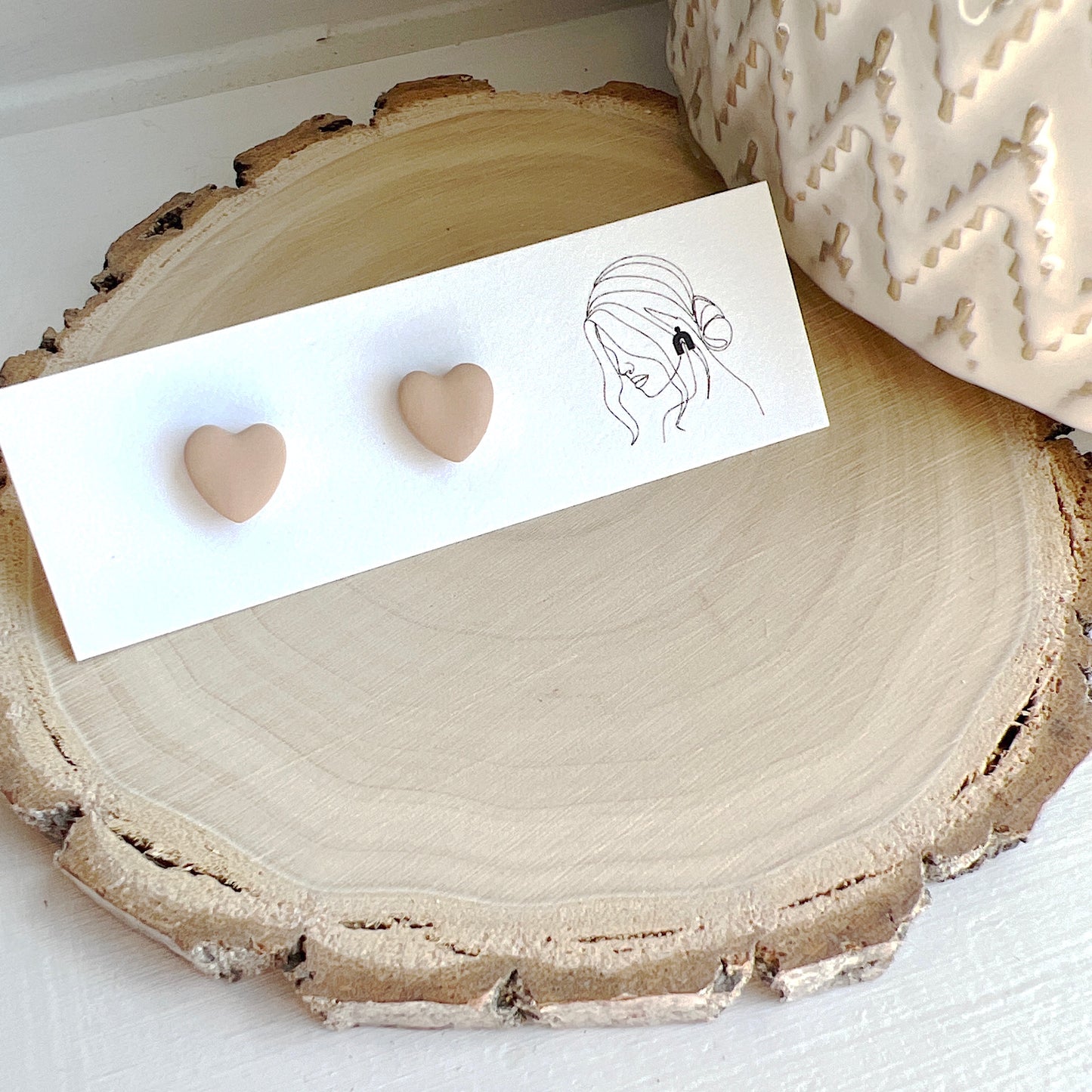 Heart Studs
