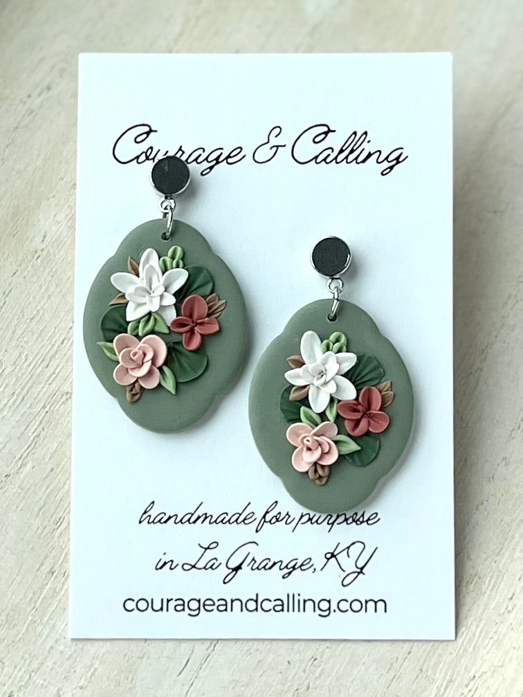 Floral Bouquet Dangles