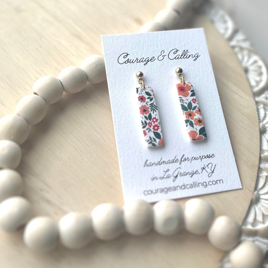Cassie Dangles in Spring Garden Print
