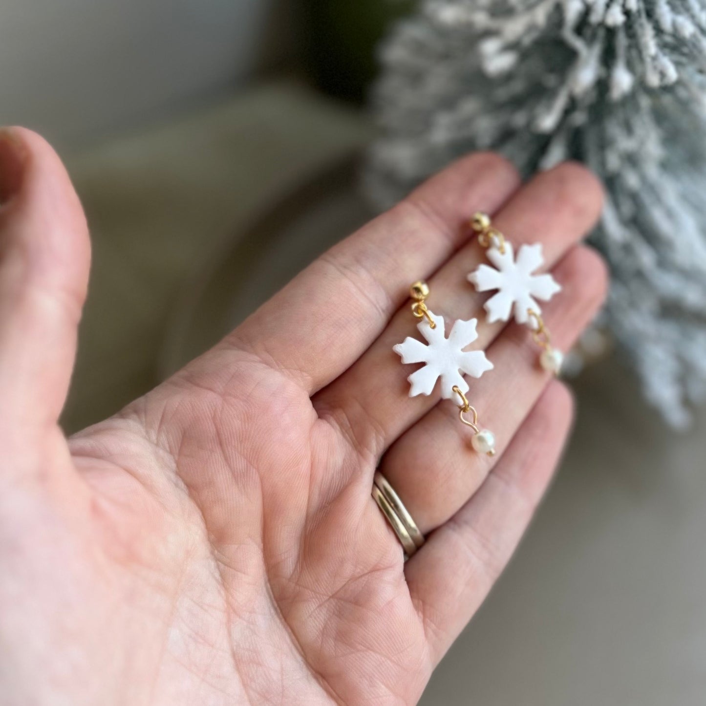 Hometown Snowflake Dangles