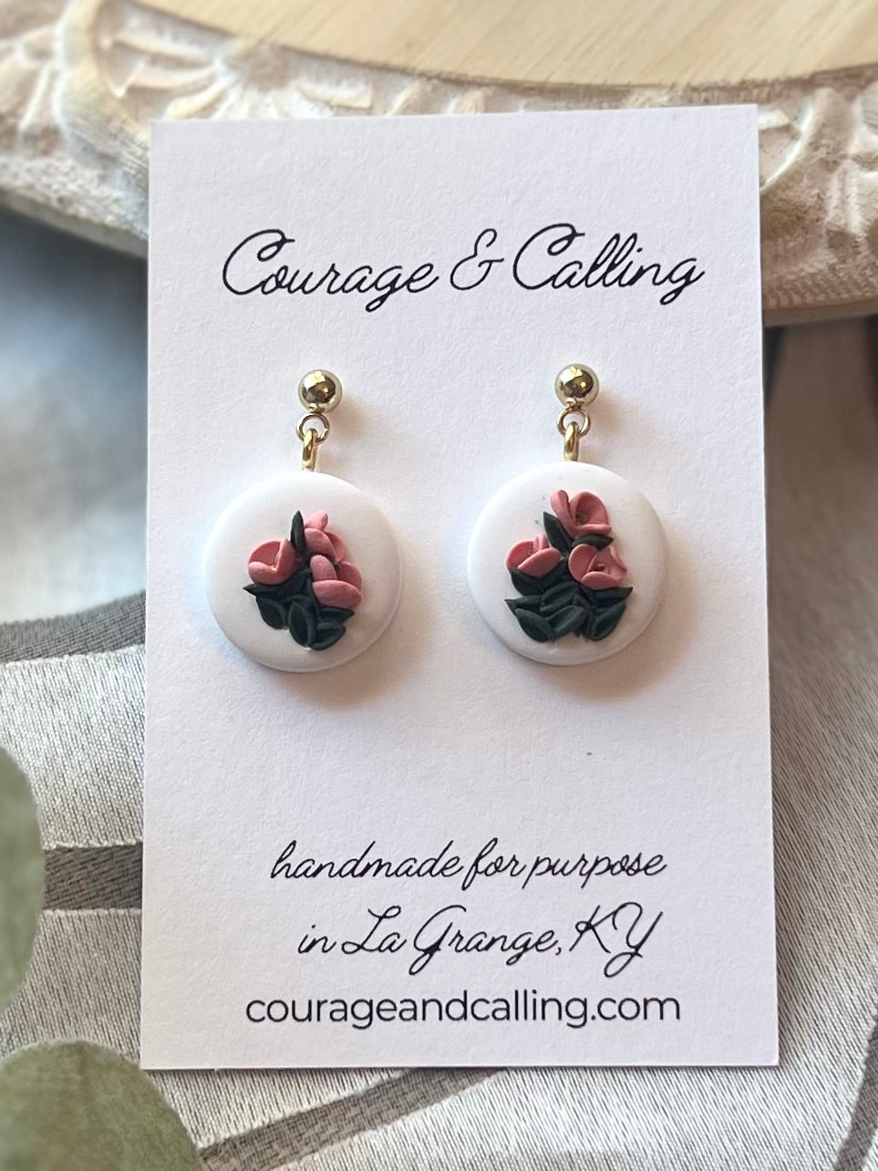 Begonia Bead Dangles