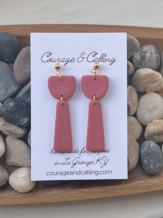 Morgan Dangles in Mauve