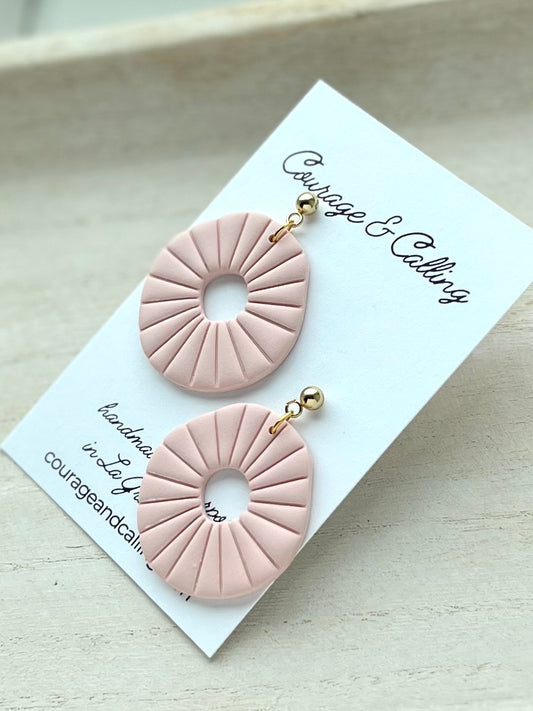 Mara Dangles in Light Coral