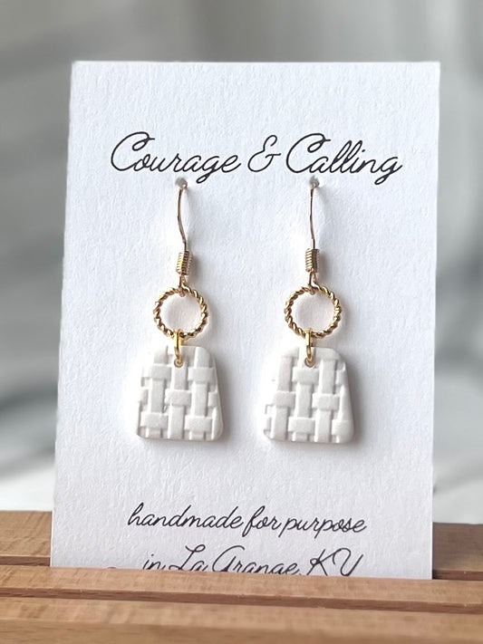 Woven Trapezoid Dangles