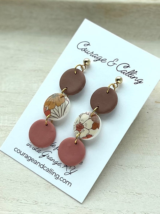Vintage Flower Dangles