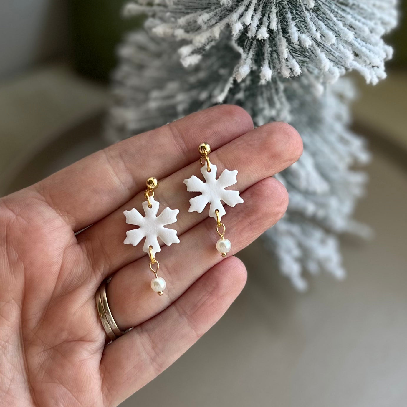 Hometown Snowflake Dangles