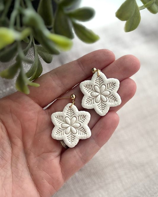 Vintage Snowflake Dangles