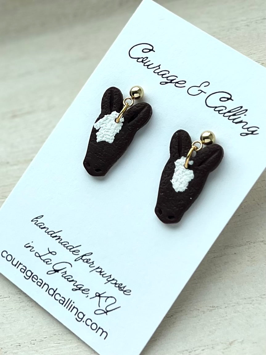 Stallion Dangles in Chocolate