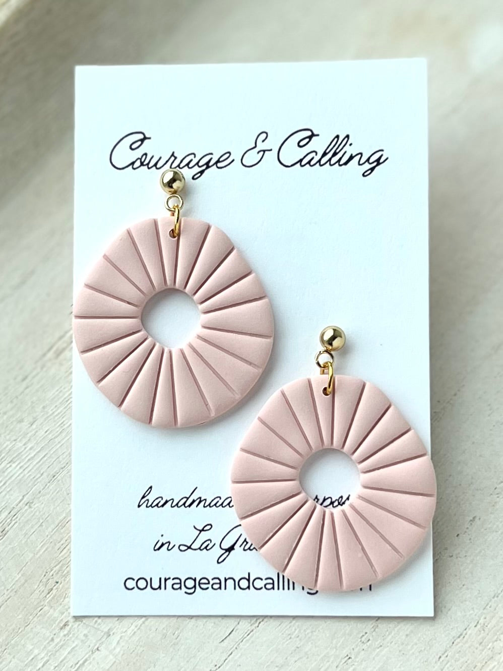 Mara Dangles in Light Coral