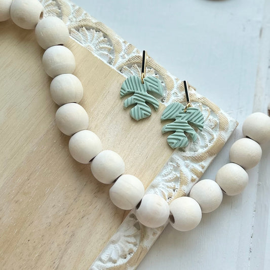 Monstera Tribal Dangles