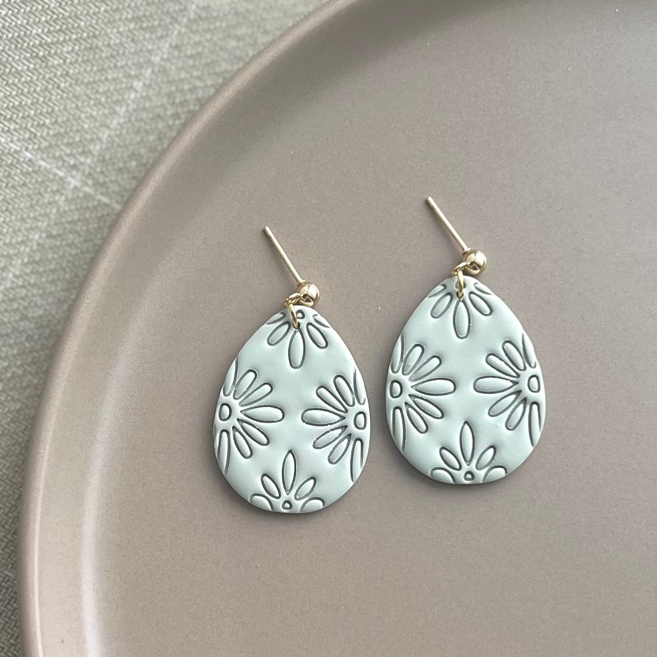 Embossed Egg Dangles