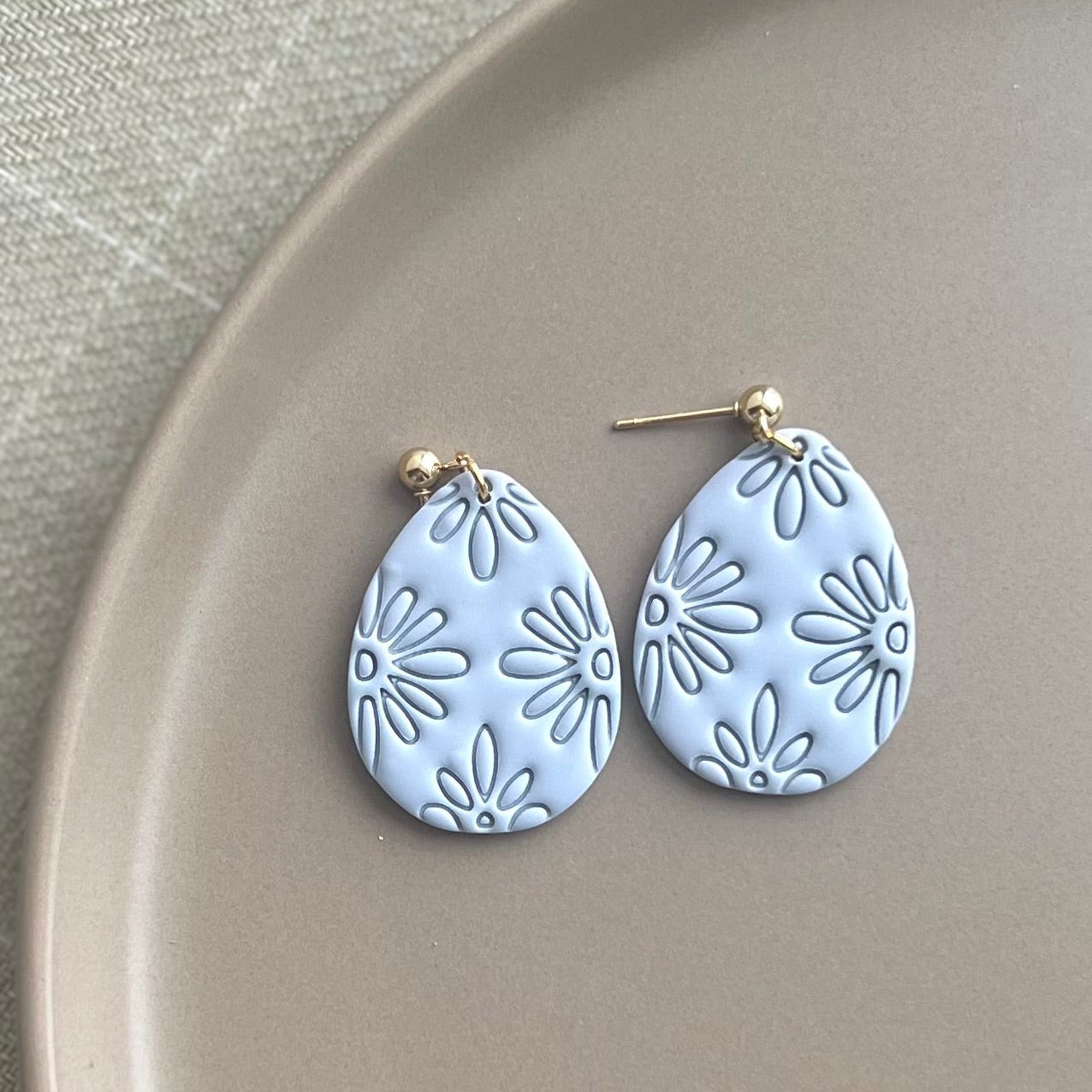 Embossed Egg Dangles