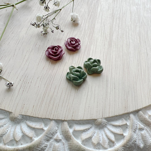 Succulent Floral Stud Pack #1